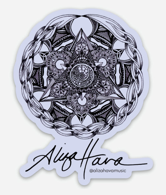 Aliza Hava - Celtic Knotwork Signature Sticker